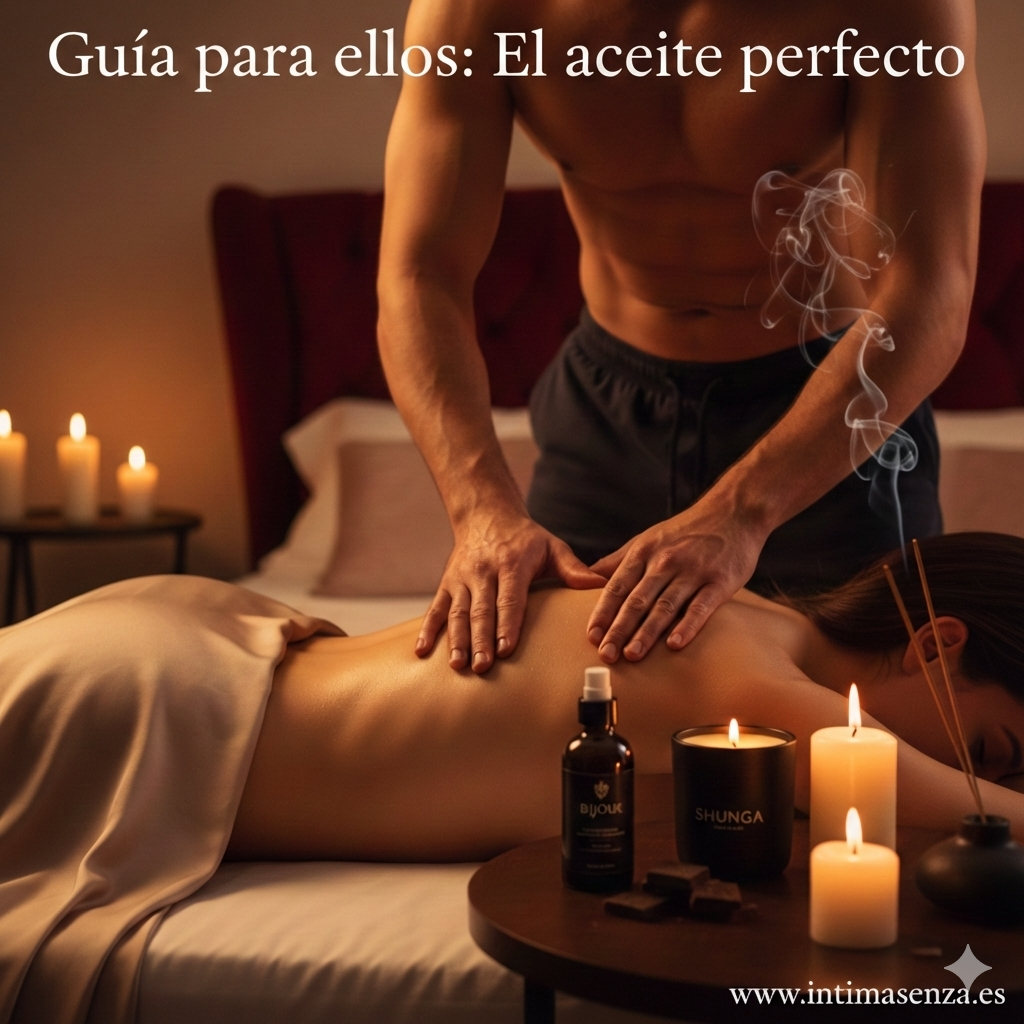 juegos pareja, aceite masaje