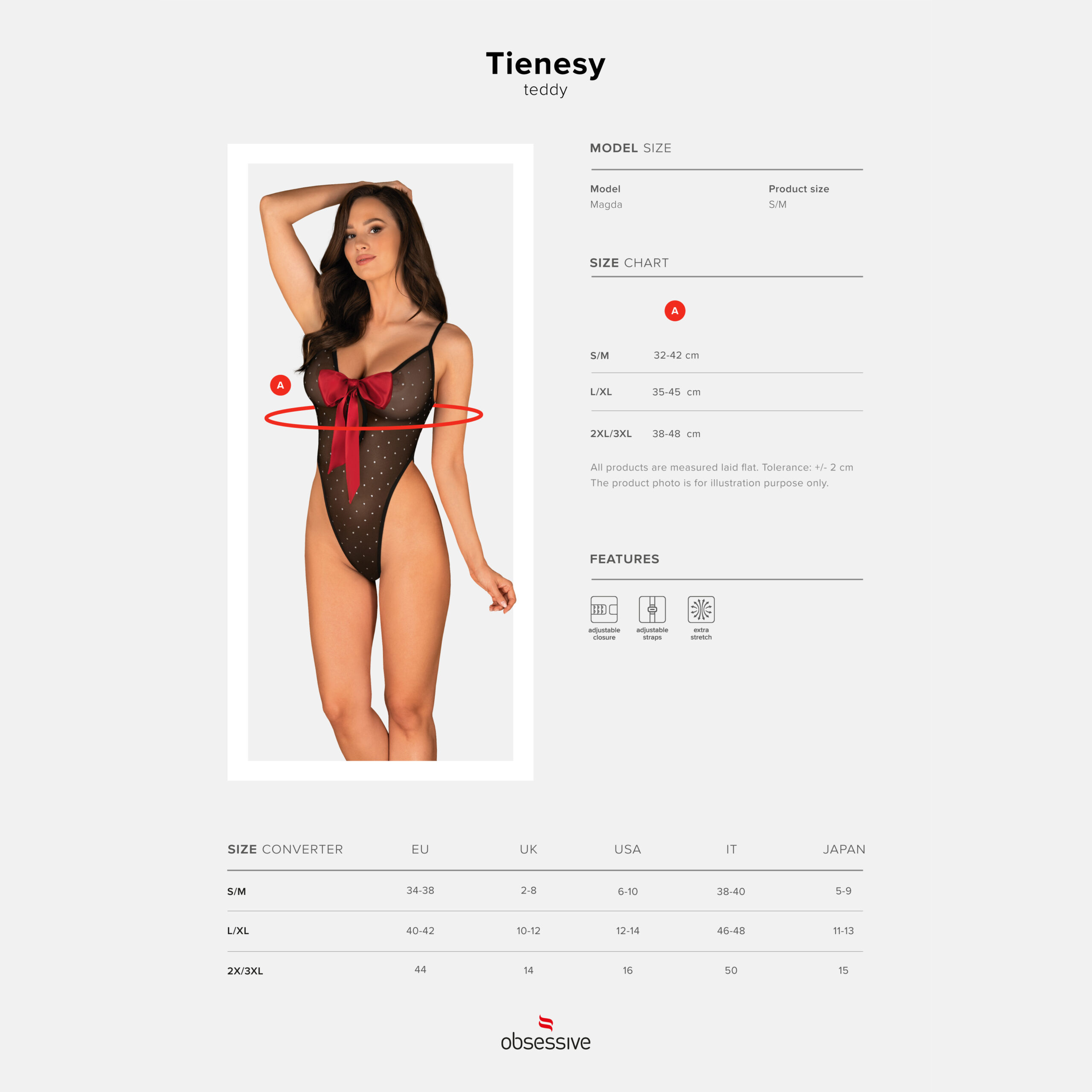 BODY TIENESY TALLA QUEEN OBSESSIVE - Imagen 5