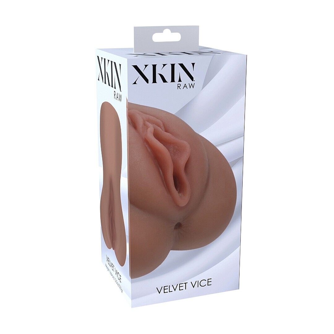 RAW - VELVET VICE - TPE LARGE MASTURBATOR - 335G - BROWN - Imagen 7