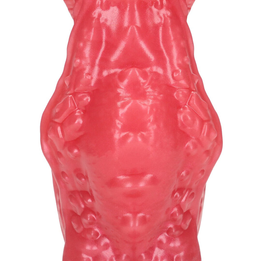 SPACE NIGHT FIEND - SILICONE DILDO - RED/WHITE - Imagen 3