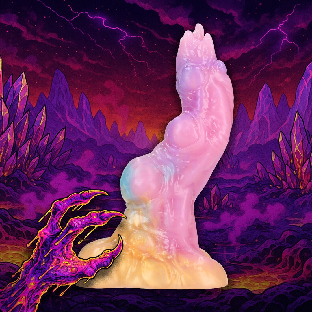 RAINBOW INVADER - SILICONE DILDO - RAINBOW - Imagen 3