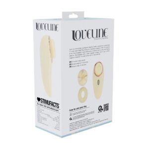 AURIE - AIRTAP VIBRATOR WITH TWO HEAD ATTACHMENTS - YELLOW