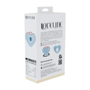 LUVIE - HEART-SHAPED AIRTAP VIBRATOR - BLUE
