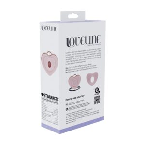 LUVIE - HEART-SHAPED AIRTAP VIBRATOR - PINK
