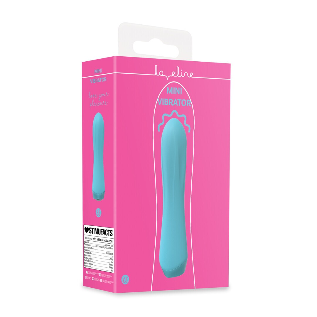 MINI VIBRADOR AZUL LOVELINE - Imagen 6